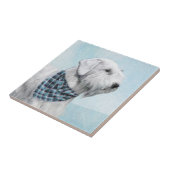 Sealyham Terrier Painting - Cute Original Dog Art Tegeltje (Zijkant)