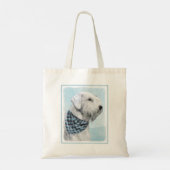 Sealyham Terrier Painting - Cute Original Dog Art Tote Bag (Achterkant)