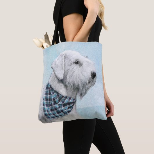 Sealyham Terrier Painting - Cute Original Dog Art Tote Bag (Dichtbij)