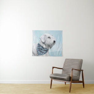 Sealyham Terrier Painting - Cute Original Dog Art Wandkleed