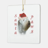 Sealyham Terrier Santa Paws Keramisch Ornament (Links)