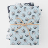 Sealyham Terrier Schilderen Schattigee Originele H Inpakpapier Vel (In situ)