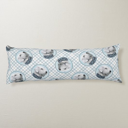 Sealyham Terrier Schilderen Schattigee Originele H Lichaamskussen (Achterkant)