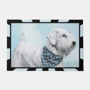 Sealyham Terrier Schilderij - Mooie Originele Hond Deurmat