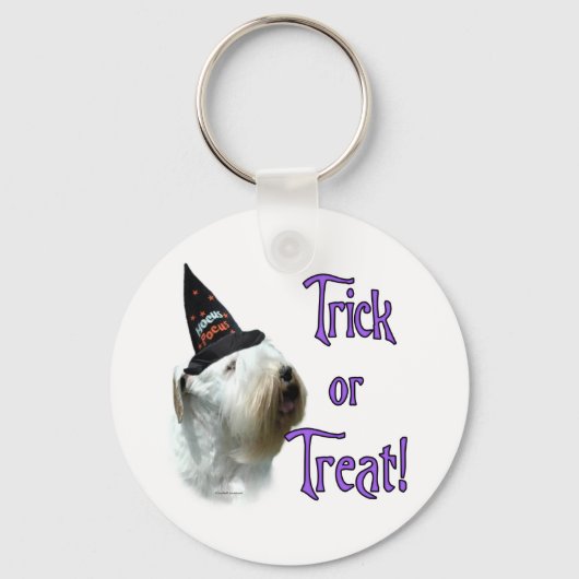 Sealyham Terrier Trick Sleutelhanger (Voorkant)