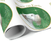 Sealyham Terrier Vrede op Aarde Cadeaupapier (Rol Hoek)