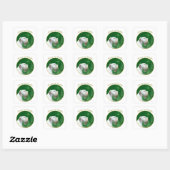 Sealyham Terrier Vrede op Aarde Vierkante Sticker (Vel)