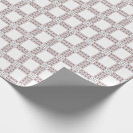 SEAM-AANPASSINGEN: Valentijn rood-hartlijnpapier Cadeaupapier