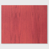 SEAM MATCHES: Rode houtkorrel Cadeaupapier (Vlak)