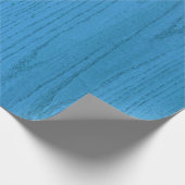 SEAM MATCHES: Woodgrain Blue Wrapping Paper Cadeaupapier (Hoek)
