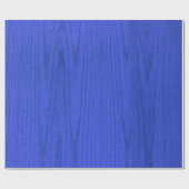 SEAM MATCHES: Woodgrain Blue Wrapping Paper Cadeaupapier (Vlak)