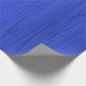 SEAM MATCHES: Woodgrain Blue Wrapping Paper Cadeaupapier (Hoek)
