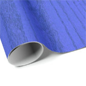 SEAM MATCHES: Woodgrain Blue Wrapping Paper Cadeaupapier (Rol Hoek)