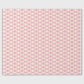 SEAM-REMMEN: Valentijn hartstreep wrappenPapier Cadeaupapier (Vlak)