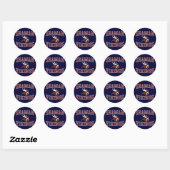Seaman Vikings Ronde Sticker (Vel)