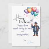 Seaman's Birthday Kaart (Voorkant)