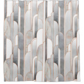 Seamless abstract art deco pattern with texture an douchegordijn (Voorkant)