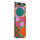 Seamless abstract geometric background pattern, r thermosbeker (Geroteerd rechts)