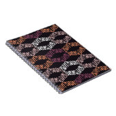 Seamless abstract geometric pattern. Strips. Mosai Notitieboek (Rechterzijde)