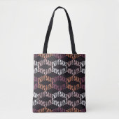 Seamless abstract geometric pattern. Strips. Mosai Tote Bag (Voorkant)