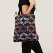 Seamless abstract geometric pattern. Strips. Mosai Tote Bag (Dichtbij)