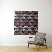 Seamless abstract geometric pattern. Strips. Mosai Wandkleed (In situ)