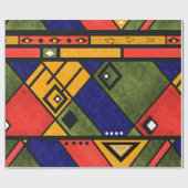 Seamless african ethno traditional textern cadeaupapier (Vlak)