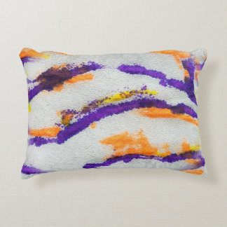 Seamless animal zebra. Dirty art pattern. Abstract Accent Kussen