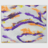 Seamless animal zebra. Dirty art pattern. Abstract Cadeaupapier (Vlak)