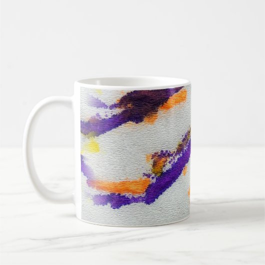 Seamless animal zebra. Dirty art pattern. Abstract Koffiemok (Links)