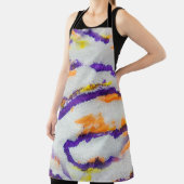 Seamless animal zebra. Dirty art pattern. Abstract Schort (Insitu)