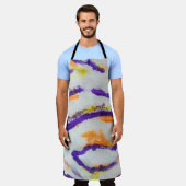 Seamless animal zebra. Dirty art pattern. Abstract Schort (Gedragen)
