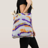 Seamless animal zebra. Dirty art pattern. Abstract Tote Bag (Dichtbij)