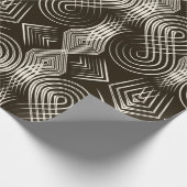 Seamless antique art deco pattern ornament. Geomet Cadeaupapier (Hoek)