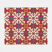 Seamless arabic pattern - based on ottoman traditi fleece deken (Voorkant (Horizontaal))