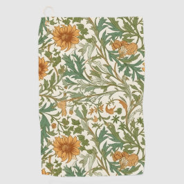 Seamless Arts and Crafts style repeating pattern Golfhanddoek