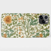 Seamless Arts and Crafts style repeating pattern iPhone Hoesje (Achterkant horizontaal)