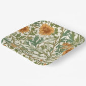 Seamless Arts and Crafts style repeating pattern Papieren Bordje (Gebogen)