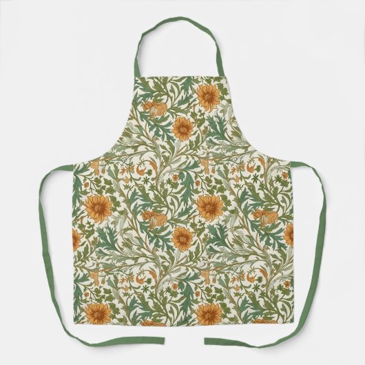 Seamless Arts and Crafts style repeating pattern Schort (Voorkant)