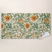 Seamless Arts and Crafts style repeating pattern Strandlaken (Voorkant)