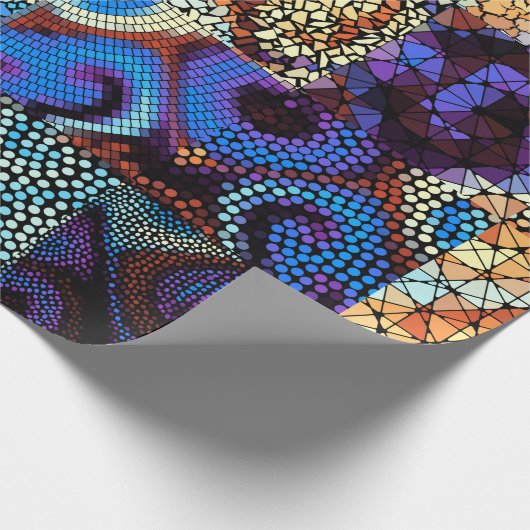 Seamless background pattern. Mosaic art pattern ba Cadeaupapier (Hoek)