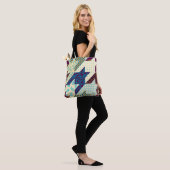 Seamless background pattern. Patchwork pattern. Vi Tote Bag (Op model)