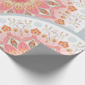 Seamless background with a round ornament. Orienta Cadeaupapier (Hoek)