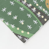 seamless background with cactus fleece deken (Hoek)