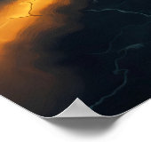 Seamless Backlit Obsidian Smoke Fabric Pattern Poster (Hoek)