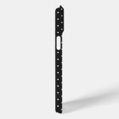 Seamless black and white polka dot pattern  Case-Mate iPhone case (Achterkant / Rechts)