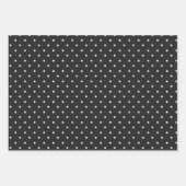Seamless black and white polka dot pattern  inpakpapier vel (Voorkant)