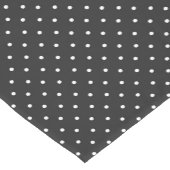 Seamless black and white polka dot pattern  korte tafelloper (Hoek)