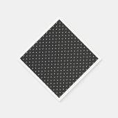 Seamless black and white polka dot pattern  servet (Hoek)
