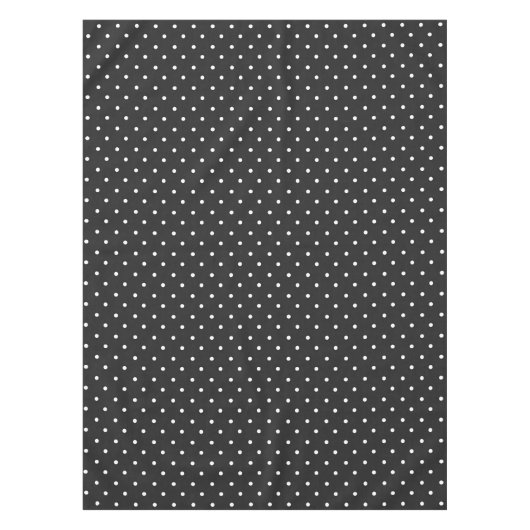 Seamless black and white polka dot pattern  tafelkleed (Voorkant)